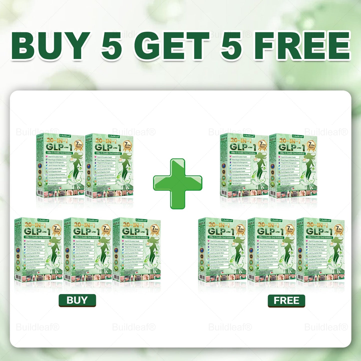 BuildLeaf® Only 5 boxes left! ⏰🎉We're offering you an additional 30% discount! Get yourself in shape and healthy. Miss out now, and you won't have another chance until next year.